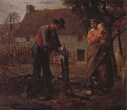 Jean Francois Millet Graft oil on canvas